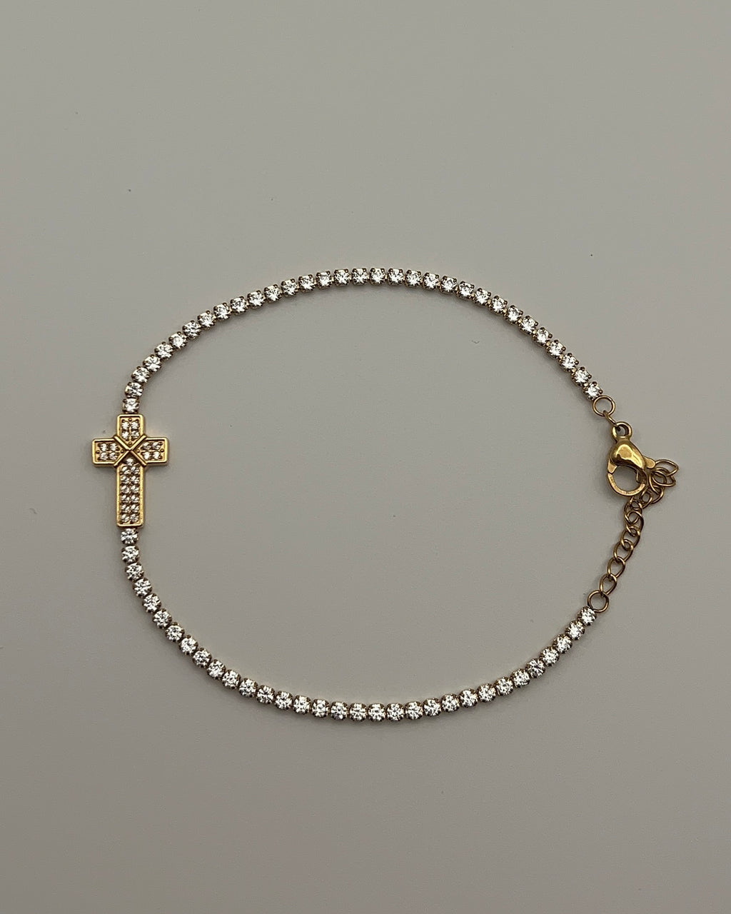 ETERNAL CROSS TENNIS BRACELET